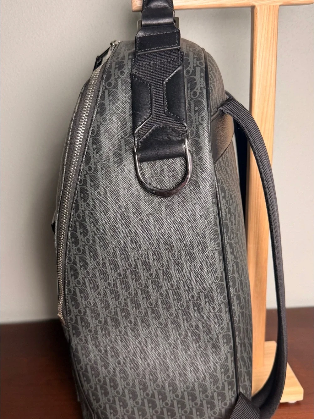 Christian Dior Homme Oblique Backpack – Black/Grey